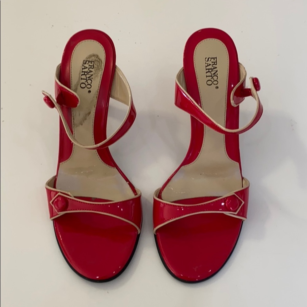 Red sandals